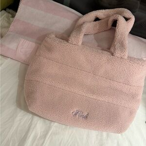 Victoria's Secret Pink Plush Tote